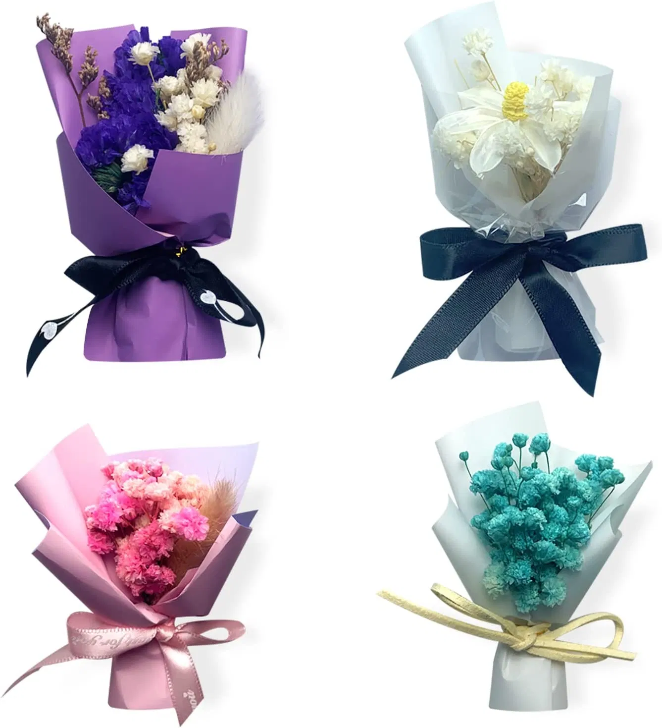 Mini Gifts for Kids Birthday Mini Dried Flower Bouquet for Decoration
