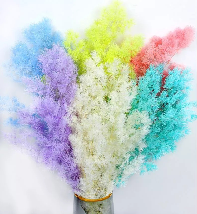 Indoor Wholesale Dried Flower Preserved Flower Bouquet Myrioeladus Penglaisong for Office Decor